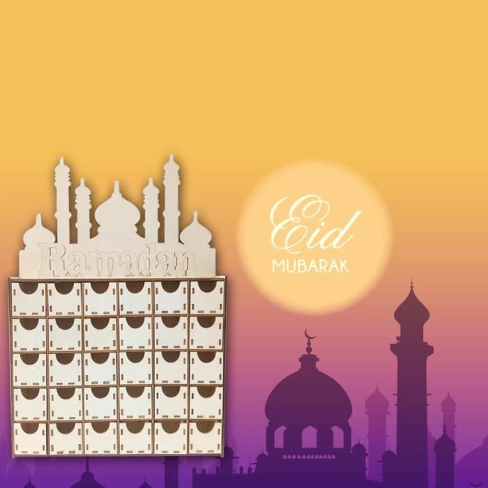 Ustensiles De Decoration Ramadan Heureux Eid Mubarak Papier
