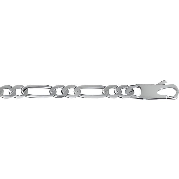 Chaine Homme Argent 925 50cm 6mm Maille Figaro 1 2 Cdiscount
