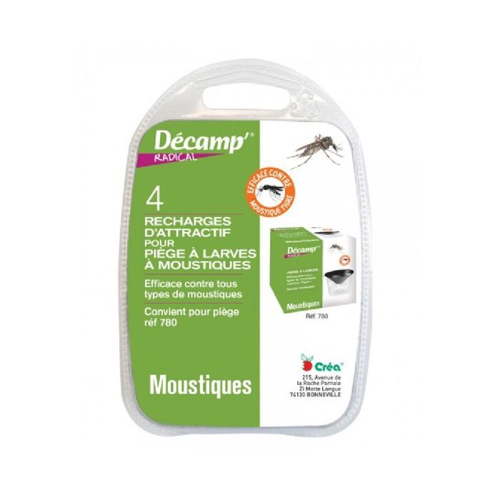 attractifs pour piège à larves de moustiques