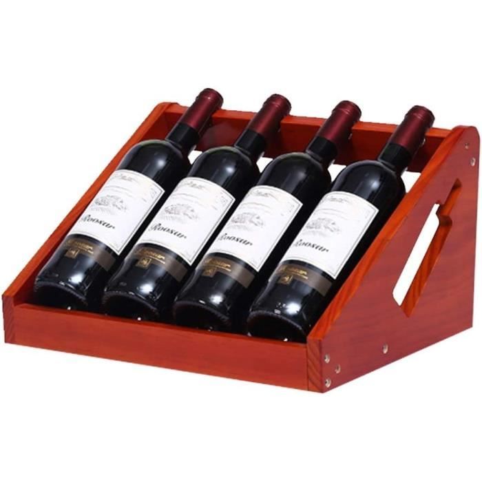 Casier à Vin En Métal [en.casa] – 68x40x22 Cm, Rangement Horizontal, Noir - 8