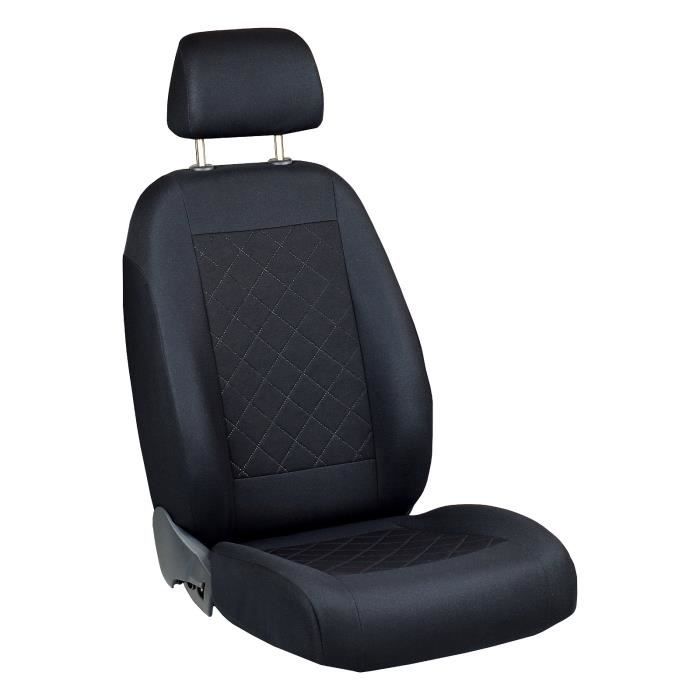 Lot de 2 Housses de Protection universelles pour Renault Twingo Gris