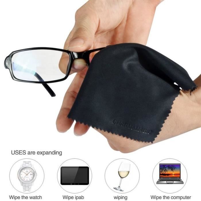 tablettes Grands Chiffons en Microfibre pour Nettoyer Lunettes appareils Photo Smartphones 30 x 30 cm. TV iPad LCD iPhone