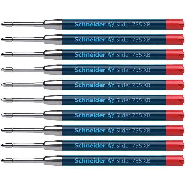 Schneider Slider Nachfüllminen, 3 Stück – XB Extra Large, Schwarz, Dokumentenecht