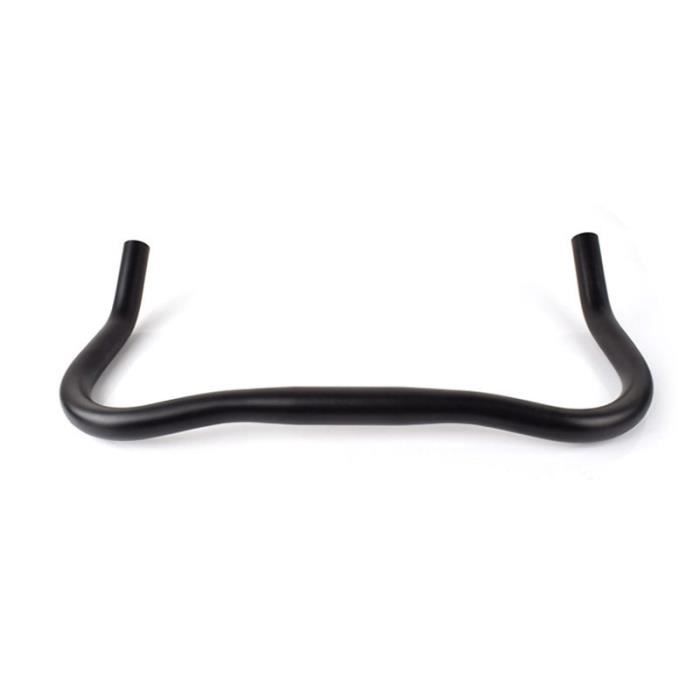 Wosume Guidon Vélo MTB Alliage Aluminium 22.2mm - Barres Terminaisons Grip - Léger Noir