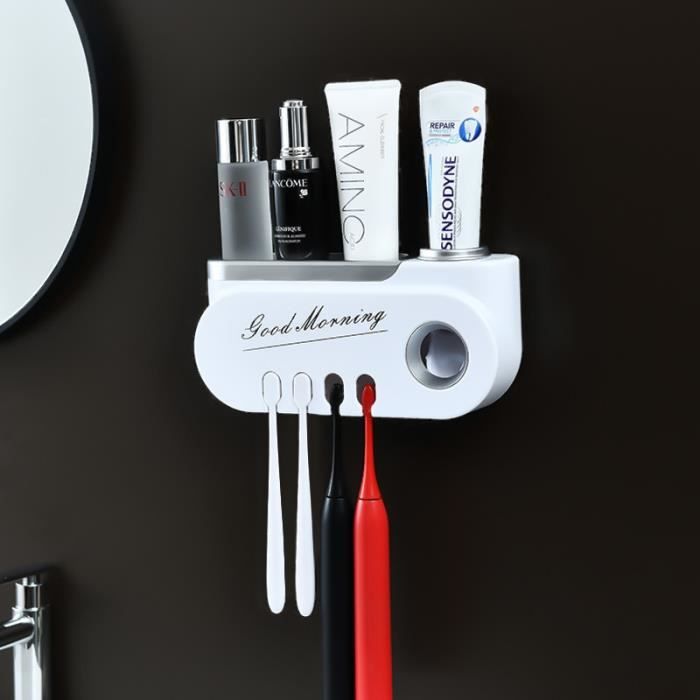 excellent en acier inoxydable Brosse à Dents Porte-brosse à dents Holder Salle de Bain 2pcs