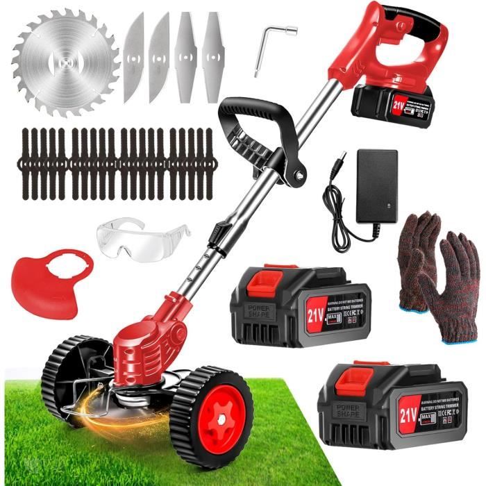 Taille-haies sans Fil 21V, Coupe-buisson et Coupe-Arbres électrique Taille-haies sans Fil 21V, Coupe-buisson et Coupe-Arbres électrique