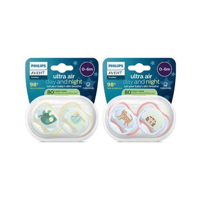 Philips Avent Pacifier Scf08722 Ultra Air Day And Night - vue 3