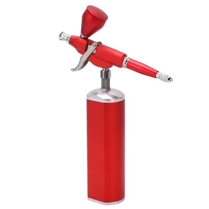 Kit Aérographe Avec Compresseur D’Air 1/6 HP Et Réservoir, Compresseur Aérographe Avec 1 Pistolet à Double Action, 3 Buses, Peinture Acrylique, Pour Décoration Pâtisserie Onglerie Modélisme |  FR