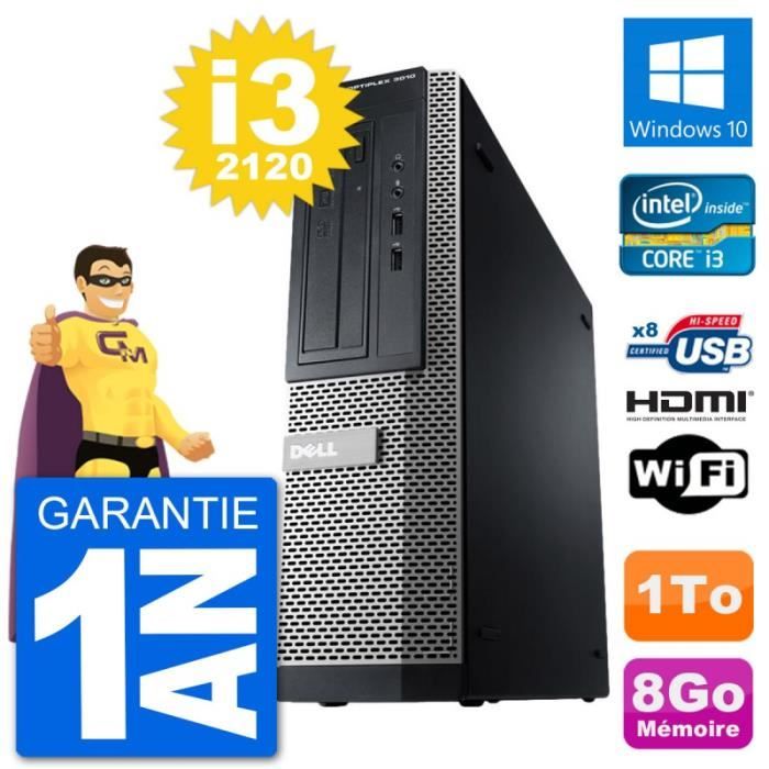 Acheter PC Dell 3010 DT i3-2120 RAM 8Go Disque Dur 1To HDMI Windows 10 Wifi Reconditionné - 239,00 € PC Dell 3010 DT i3-2120 RAM 8Go Disque Dur 1To HDMI Windows 10 Wifi Reconditionné - Dell reconditionné disponible sur Cdiscount Seconde Vie