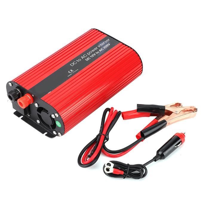 BYGD Convertisseur de courant 300 W DC 12 V vers 110 V AC et puissance de crête 600 W avec 2 BYGD Convertisseur de courant 300 W DC 12 V vers 110 V AC et puissance de crête 600 W avec 2