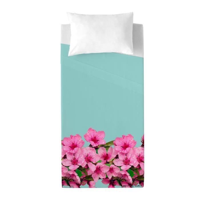 Parure de drap Flor Almendro 160x270 cm - D&L