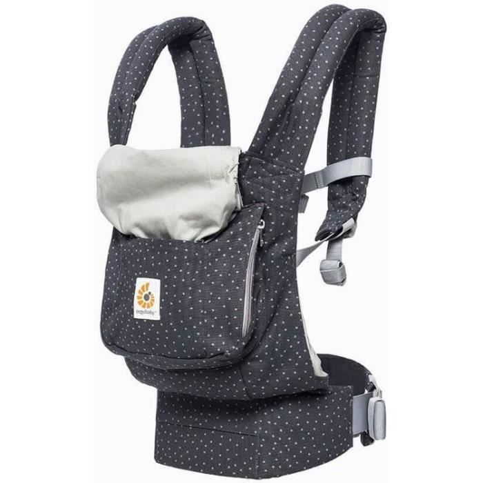 PORTE-BÉBÉ ERGONOMIQUE GRIS 