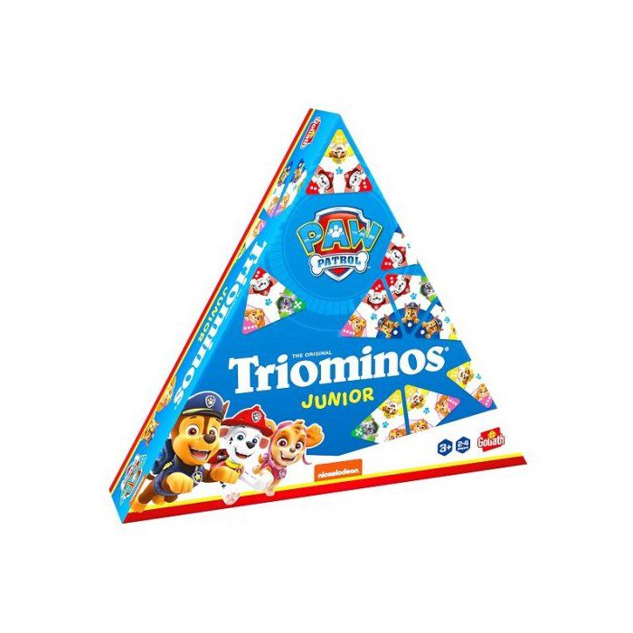 Triominos Junior Pat Patrouille Enfant 3 ans plus - Couleurs Nombres Puzzle - Jeu Observation - Set Dominos triangle + Carte Triominos Junior Pat Patrouille Enfant 3 ans plus - Couleurs Nombres Puzzle - Jeu Observation - Set Dominos triangle + Carte