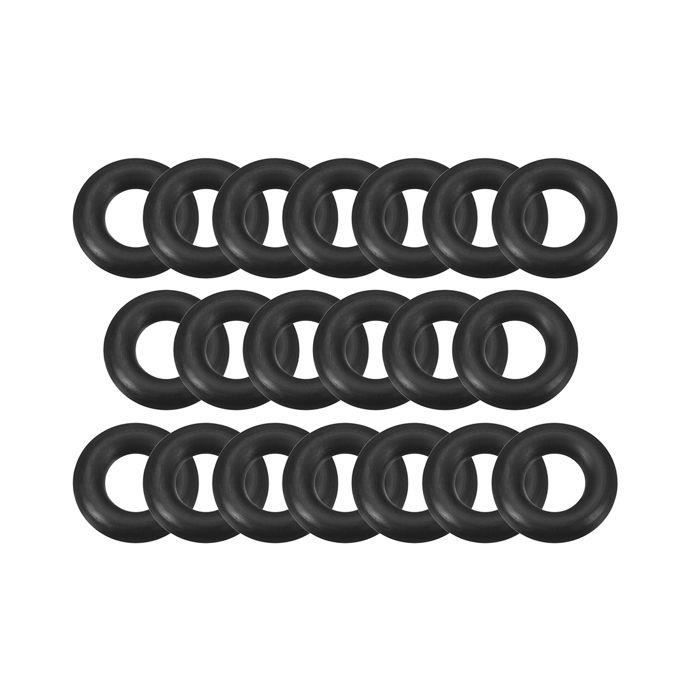 Cyclingcolors 2x Joint à Lèvre Spy étanchéité Métrique Caoutchouc Nitrile NBR Arbre Composant Mécanique Rotatif Huile Vidange Avec Ressort, 18x32x7mm CC