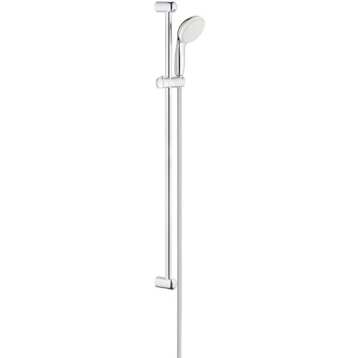 Grohe Ensemble de douche N Tempesta, douchette 1 jet, barre de douche 900 mm et flexible 1750 mm 27925001