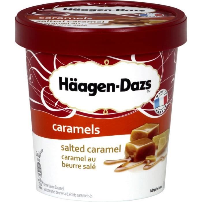 Pot Caramel Beurre Sale 430 G Haagen Dazs Achat Vente Creme Glacee Sorbet Caramels Caramel Au Beurre Sal Cdiscount