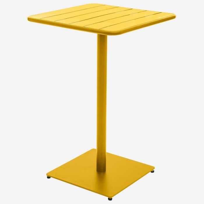 Table Haute Exterieur Phuket Jaune Moutarde Hesperide Achat Vente Table De Jardin Table Haute Exterieur Phuket J Cdiscount