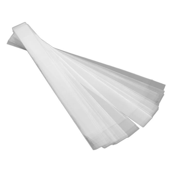 1000 Bandes Rétractables PVC Transparent - 125 X 28 Mm, Perforées Pour Ouverture Facile - Pour Sceller Bouteilles, Pots, Flacons - 3