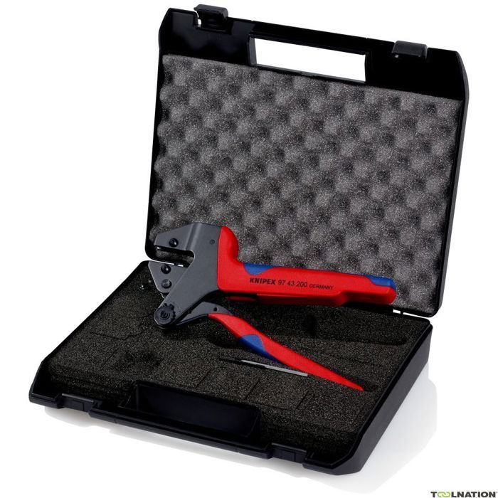 Knipex 97 43 200 Pince à sertir sans matrice à sertir Knipex 97 43 200 Pince à sertir sans matrice à sertir