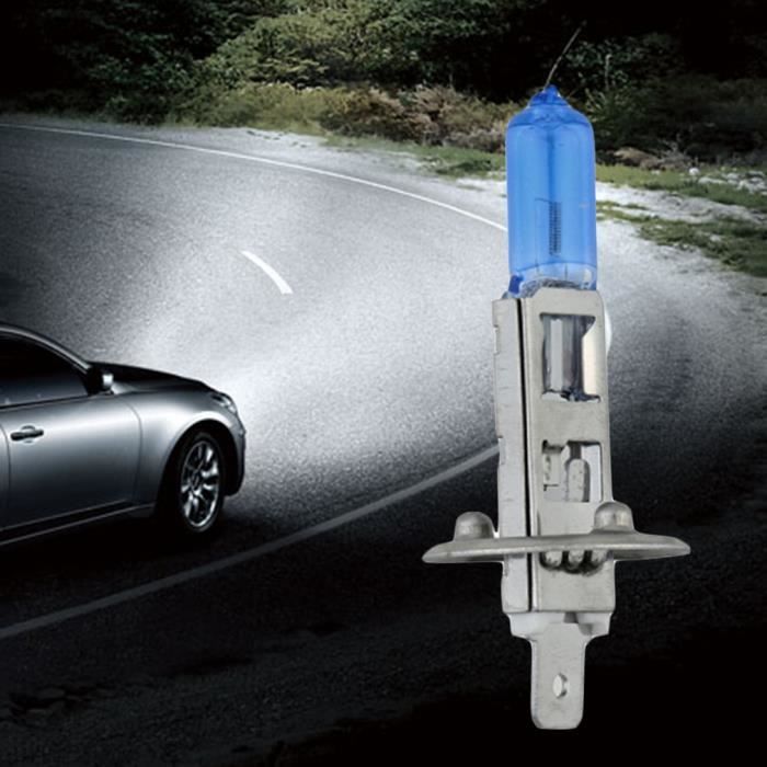 H1 Blanc Brouillard Ampoule halogène 100W tête de voiture Lampe 12V -  Cdiscount Auto
