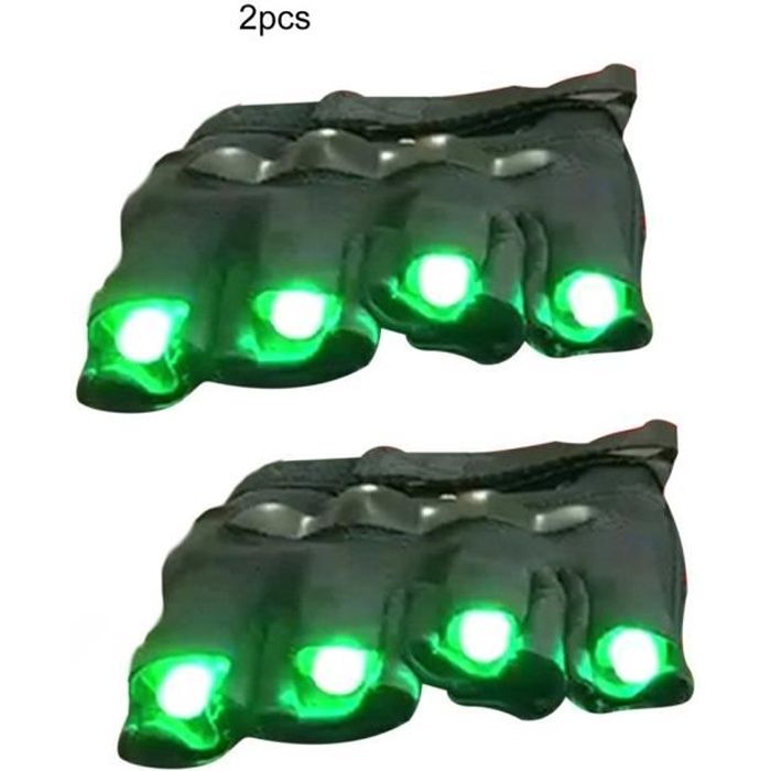 Gants laser Laser LED Gants lumineux Accessoires Performance Light, vert