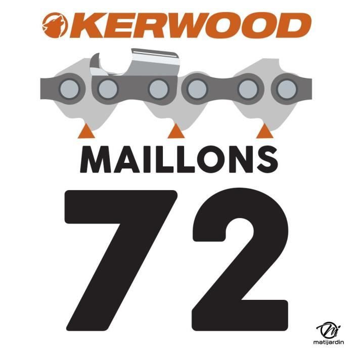 Chaine Kerwood pour STIHL MS170 3/8LP 1,1 mm 50 maillons - Matijardin