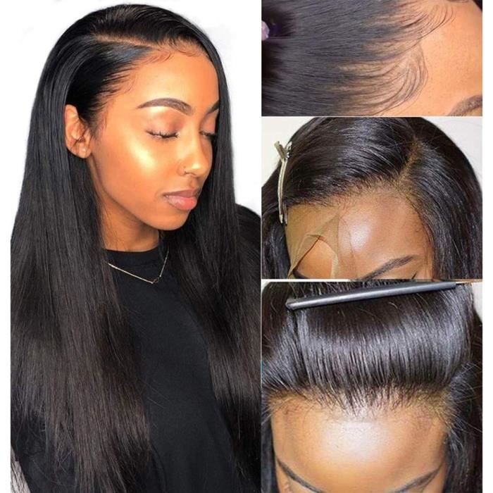 perruque femme noire