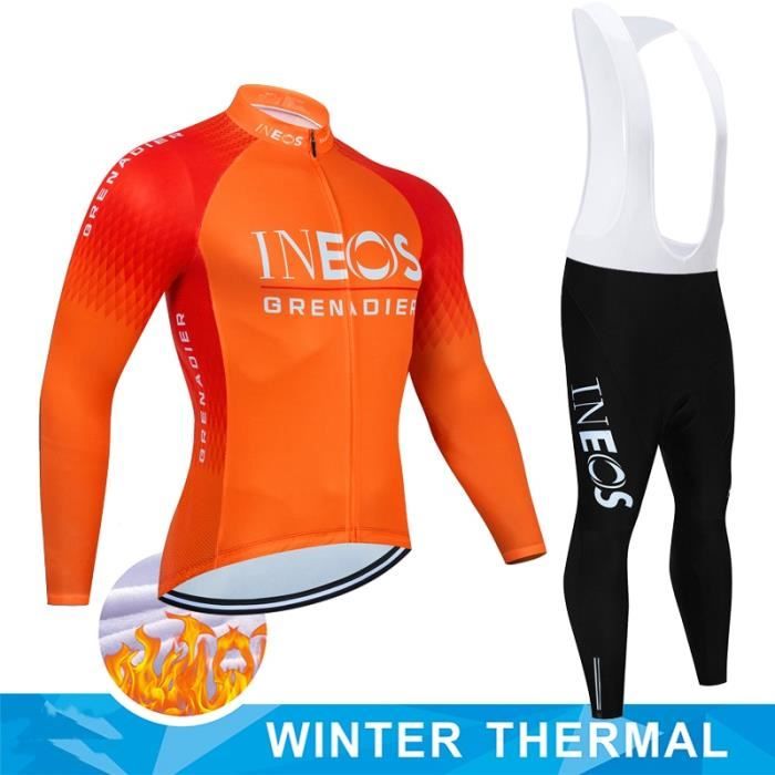 Vêtements de cyclisme pour hommes : Maillot thermique en polaire et Vêtements de cyclisme pour hommes : Maillot thermique en polaire et
