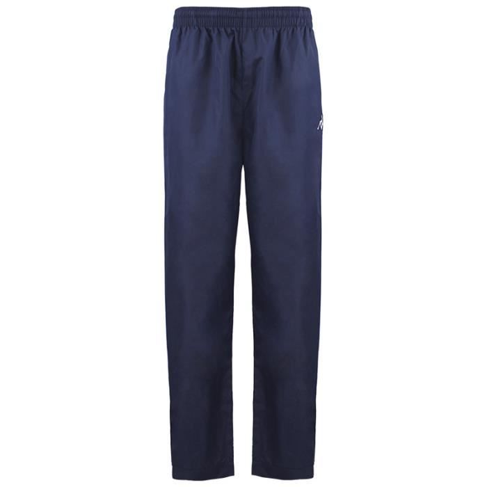 Pantalon de football homme Kappa Foggia 2 bleu marine - confortable et résistant Pantalon de football homme Kappa Foggia 2 bleu marine - confortable et résistant