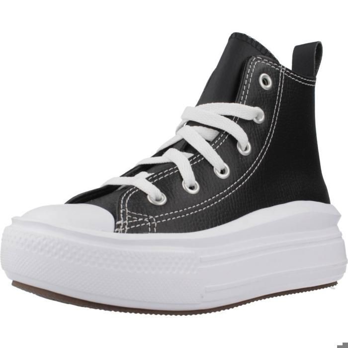 Converse Zapatillas Niño Modèle Chaussure Converse Modèle Chuck Taylor All Star Move Hi - Coleur Noir
