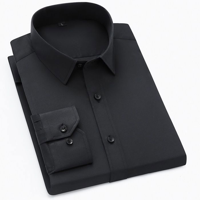Chemise Oxford Homme – Manches Longues Confy – Col à Bandes – Léger Et Respirant – Parfaite Mariage & Sortie - 11