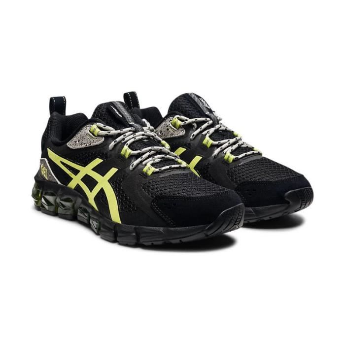 Basket asics noir et jaune shop