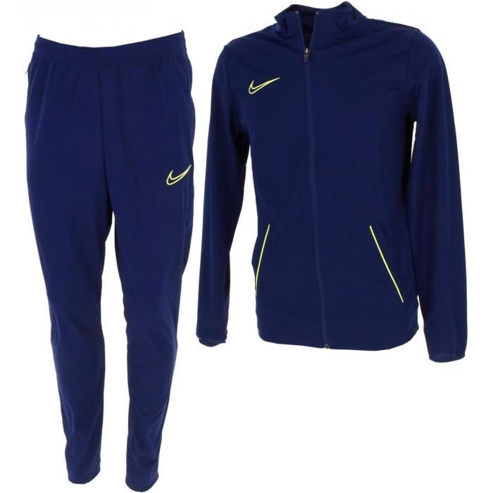 Ensemble de survetement Nike Dri FIT ACADEMY 21 Bleu marine bleu nuit Cdiscount Pret a Porter