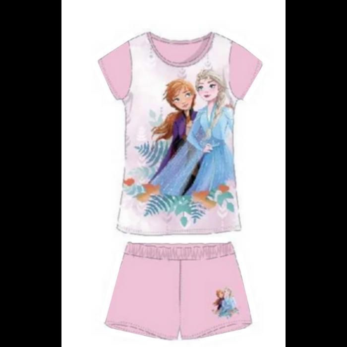 Pyjama court la reine des neiges enfant news rose 4 ans Rose