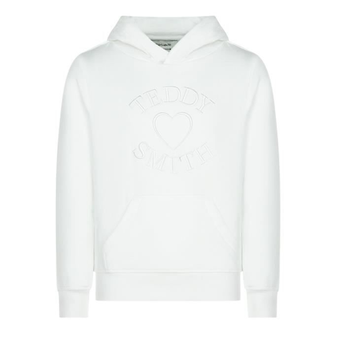 Sweat blanc fille Teddy Smith Kea Blanc Cdiscount Pret a Porter