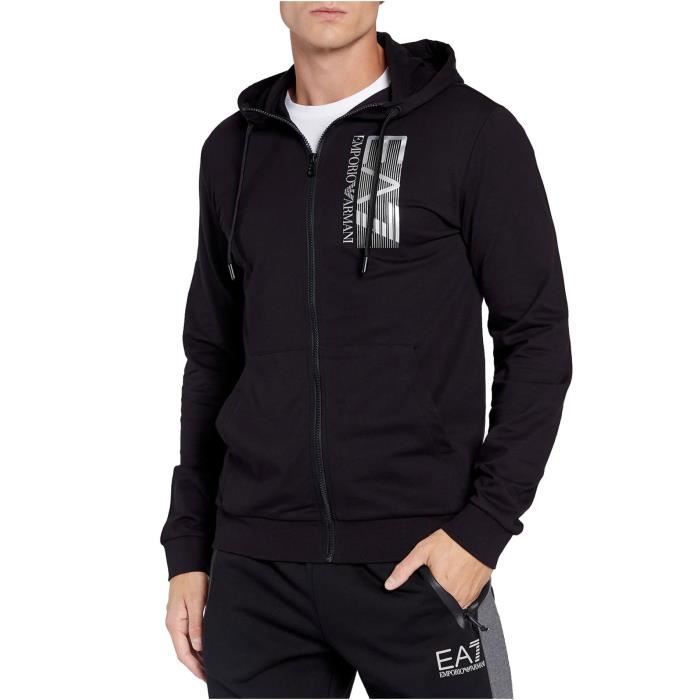 Sweat Zippé GAP Homme Rouge Taille M Capuche Logo Coton