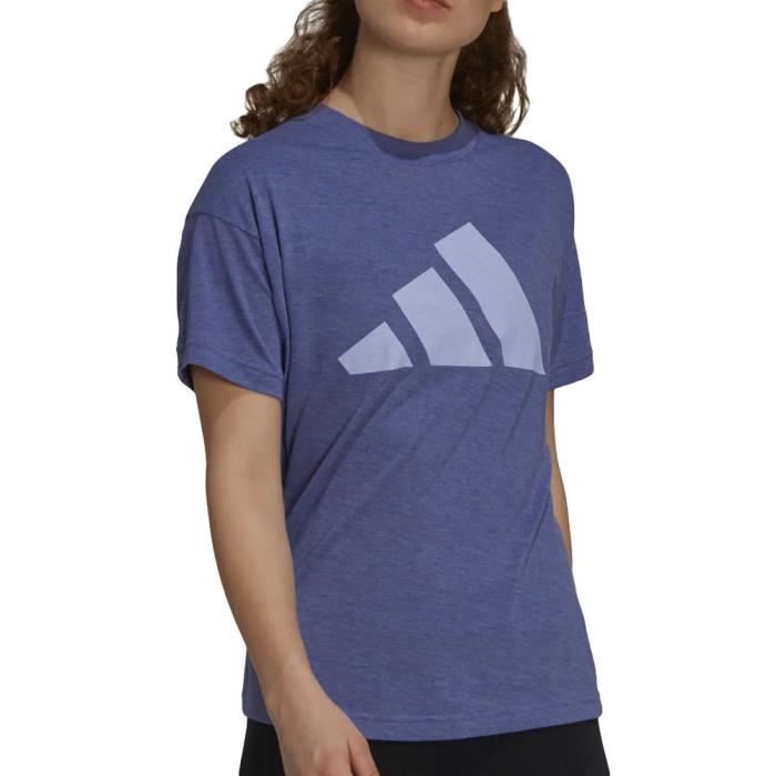 Tee shirt adidas femme violet sales
