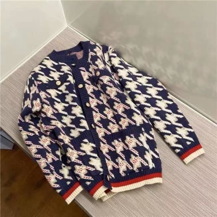 Pull J. Jill Col Bateau Pied De Poule Gris Noir - Taille M - Occasion Très Bon état
