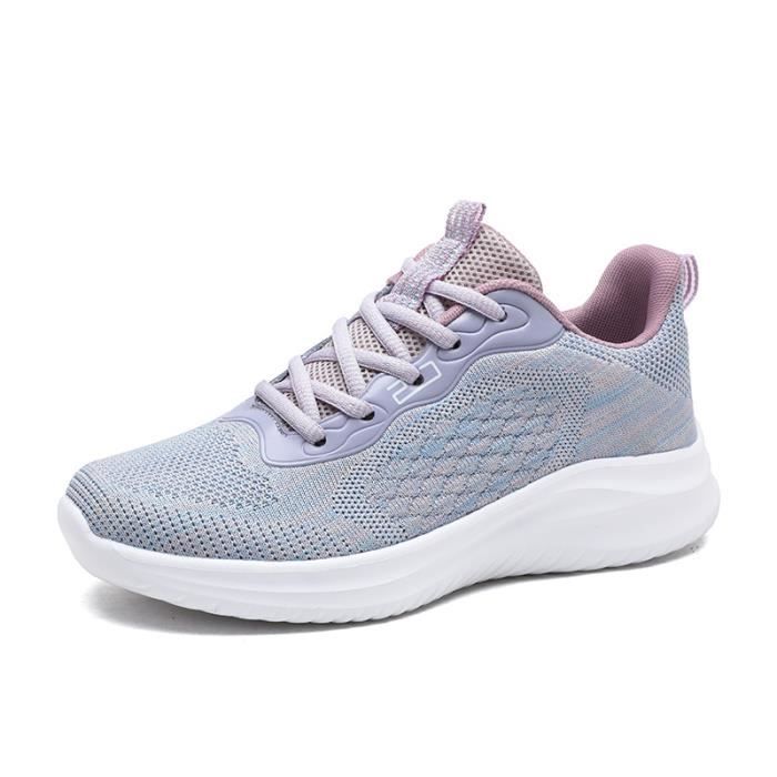 Basket Femme Chaussures Sport Feminine Respirante 2023 Violet