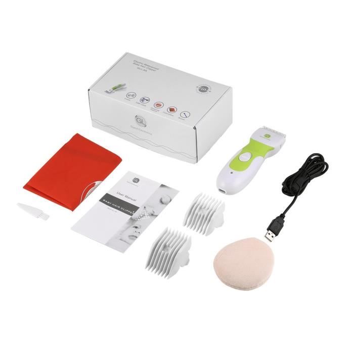 Tondeuse à Cheveux Bimirth Pour Bébé - Sans Fil, Silencieuse, Blanche, Neuve