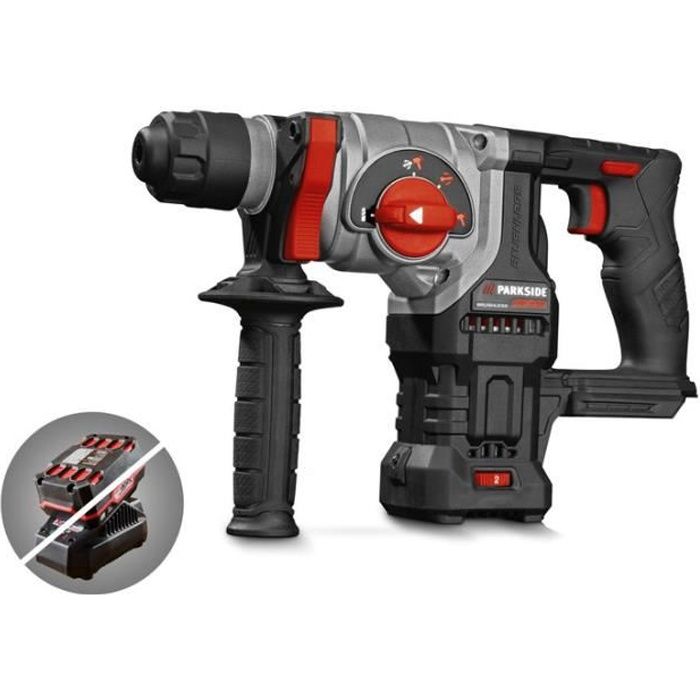 Parkside cordless outlet combi hammer drill