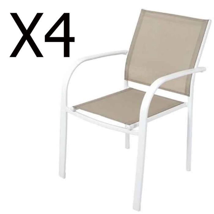 Fauteuil De Jardin Blanc Achat Vente Pas Cher