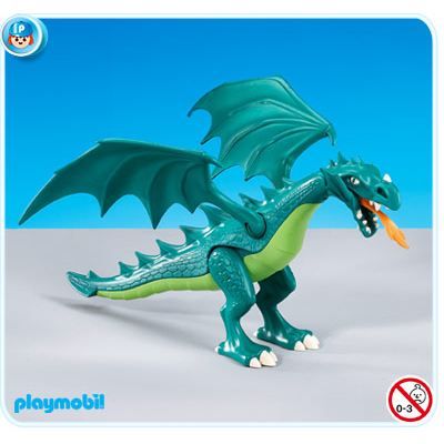 PLAYMOBIL 7481 - Dragon vert - Cdiscount Jeux - Jouets
