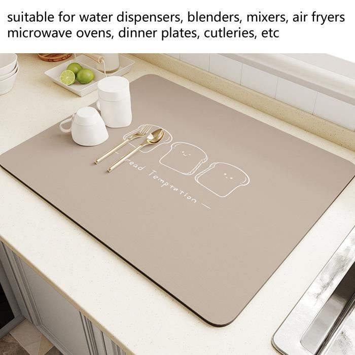Tapis De Cafetière Tapis De Séchage De Vaisselle Tapis De Bar