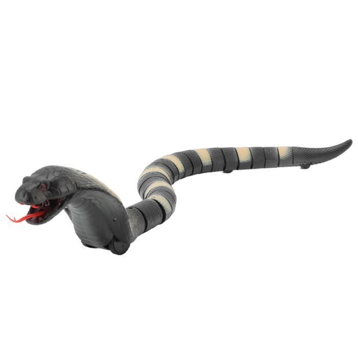 Qiilu jouet serpent télécommandé Jouet de serpent télécommandé pour enfants  jouet de serpent RC simulé rechargeable queue