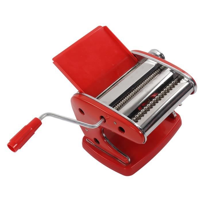 Machine à Pâtes Fraîches Électrique Siwenyeden Q6 - 4 Programmes, Rouge, 230V