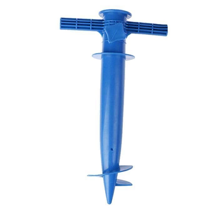 Socle Parasol Pied Pour Parasol - Pour Plage Sable Ou Terre Pieds De Parasols à Hélice à Visser Dans Le Sable Support Parasol Plage