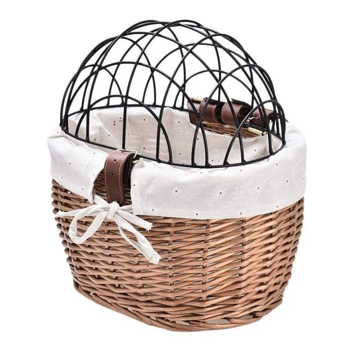 La Jolie Muse Grand Panier De Rangement Tissé En Coton Et Jute Avec Poignées, Panier À Linge Et