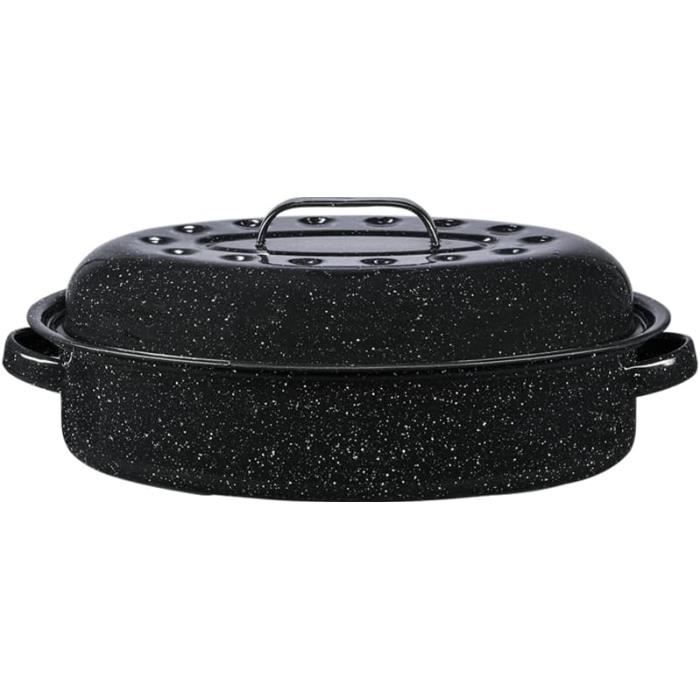 Kochstar K32711034 Roaster Emaille 34 cm, Zwart