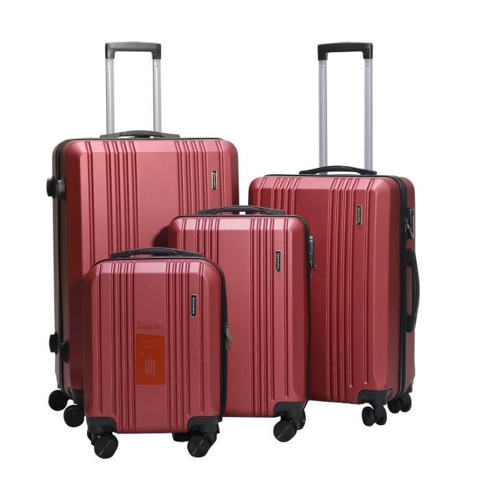 Set De 3 Valises ABS à 4 Roues - Tailles 20, 24, 28 Pouces, Cabine Et Soute, Neuf Sans Marque